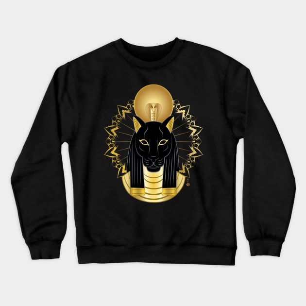 Sekhmet Crewneck Sweatshirt by HagalArt